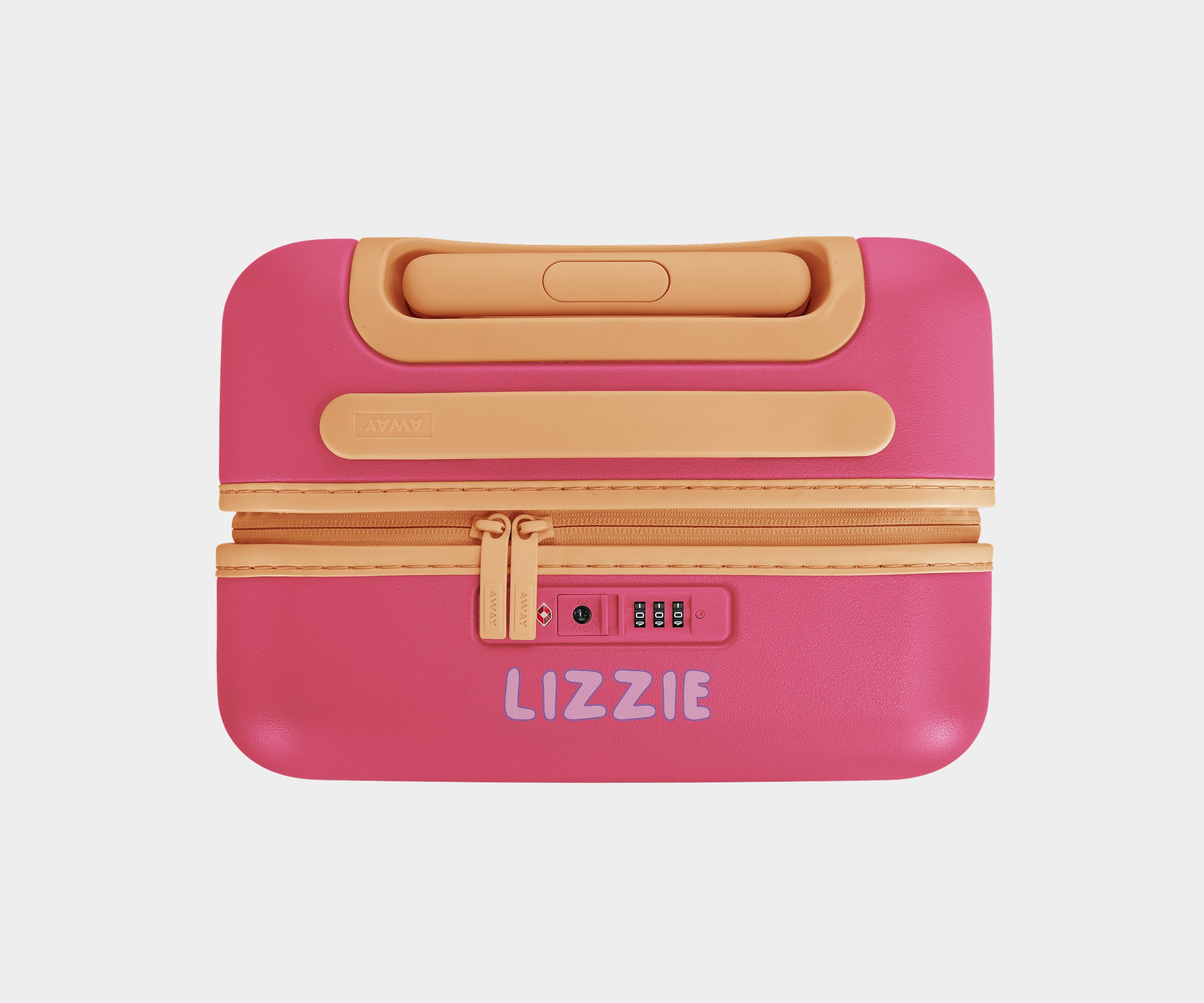 // Make it uniquely theirs: Personalize their suitcase by adding up to eight letters (available in US only)