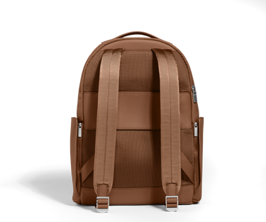 Leather Backpack in Saddle Brown