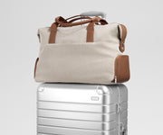 Canvas Overnight Bag in Saddle Brown