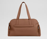 Leather Duffle in Saddle Brown