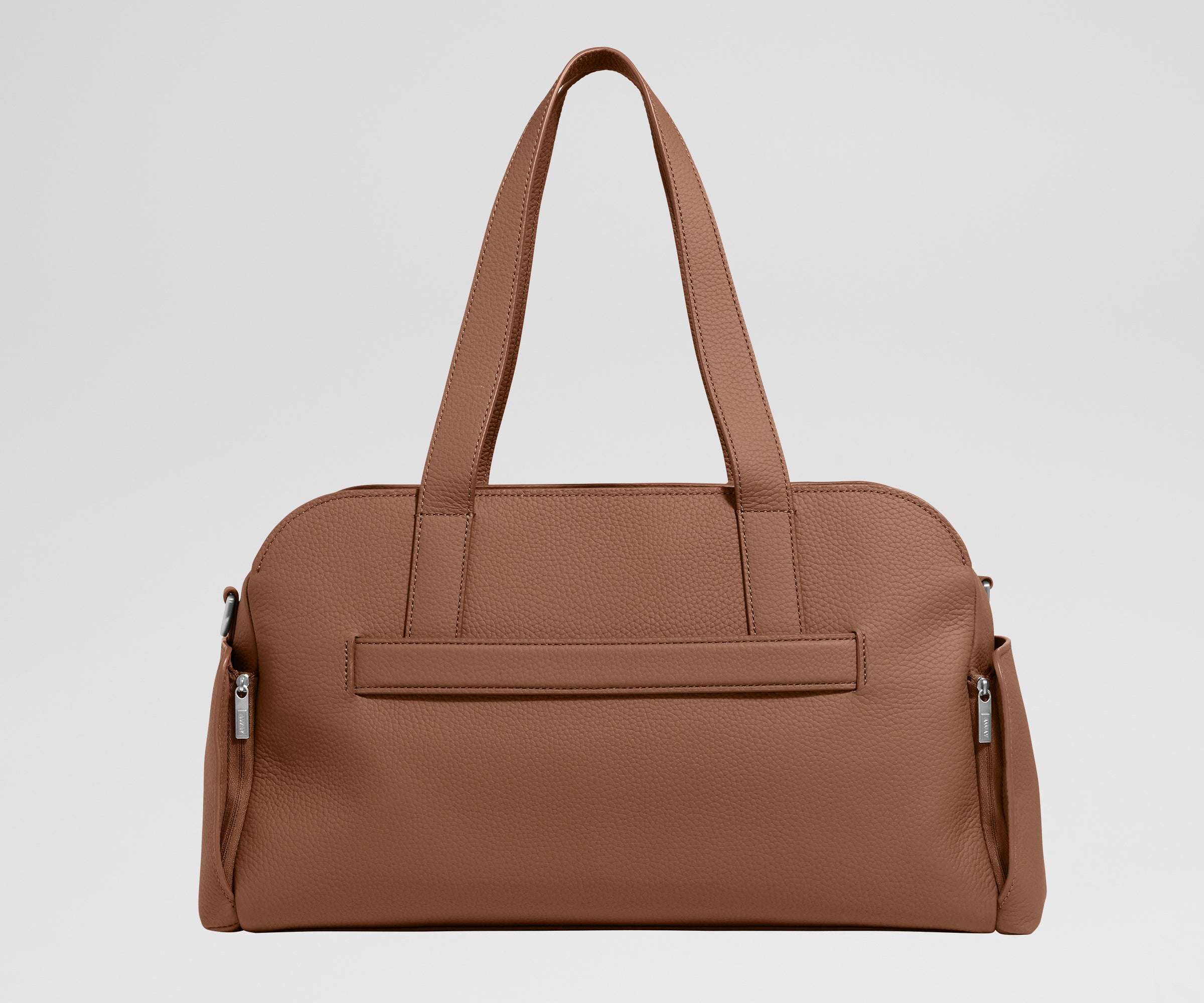 Leather Duffle in Saddle Brown