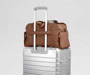 Leather Duffle in Saddle Brown