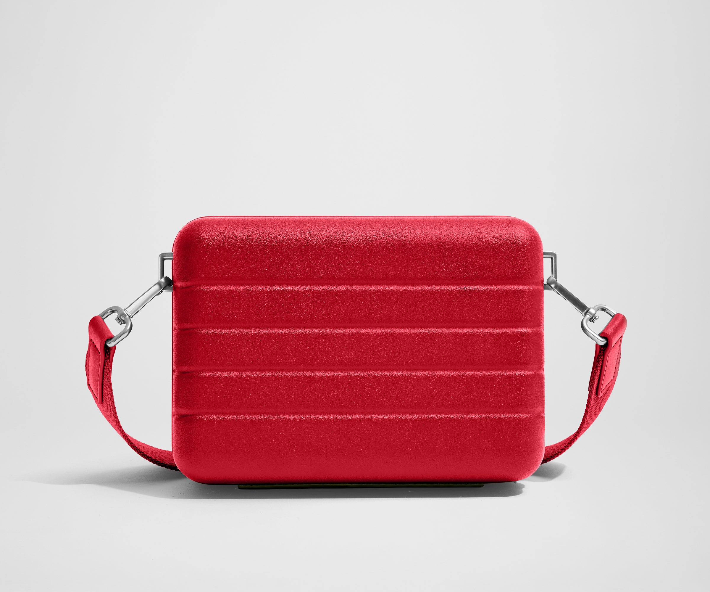 The Mini Crossbody in Cherry Red
