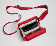 The Mini Crossbody in Cherry Red