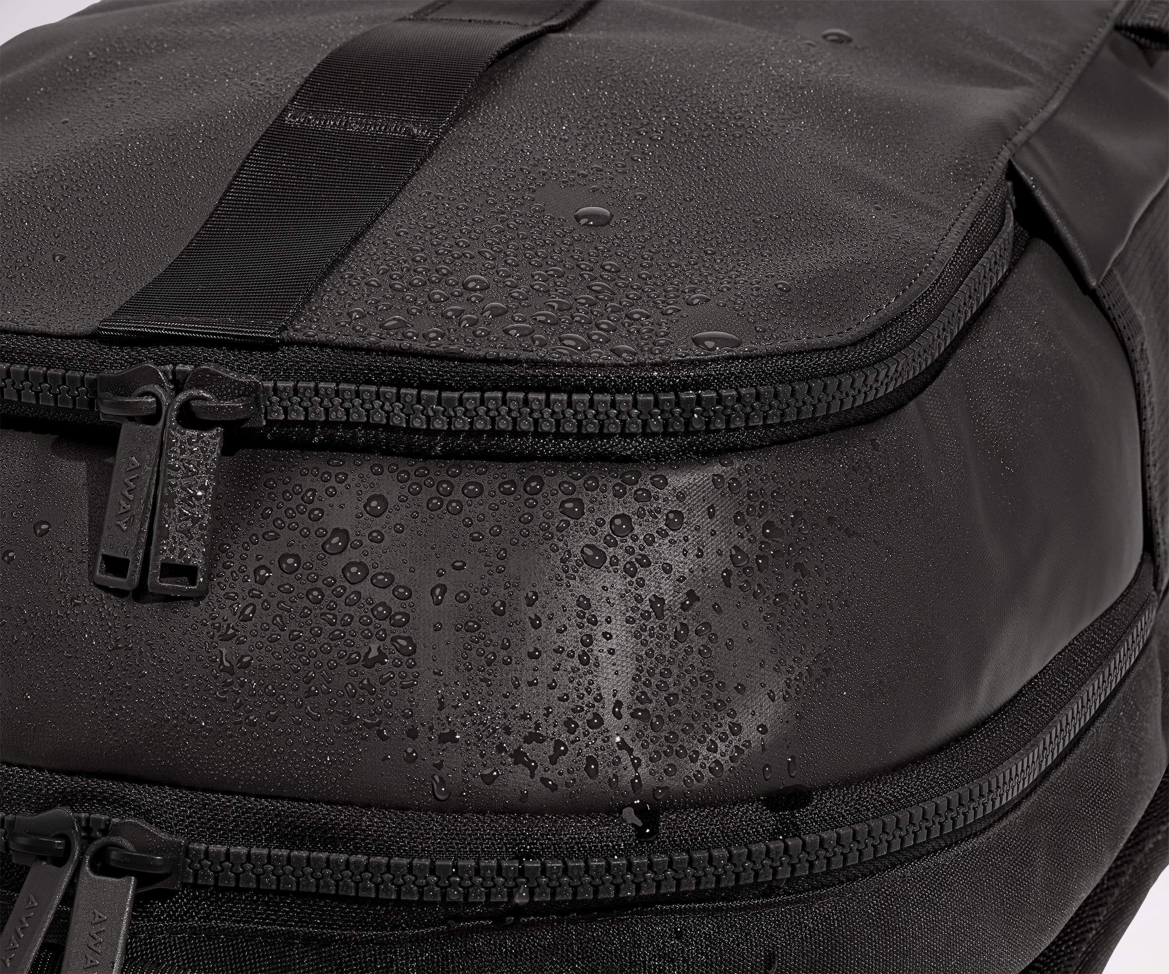 Padded shoulder straps and trolley sleeve on the back of the Backpack