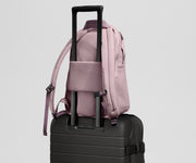 Active Daypack 20L secured to the Active Rolling Duffle 85L by the trolley sleeve