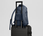 Active Daypack 20L secured to the Active Rolling Duffle 85L by the trolley sleeve