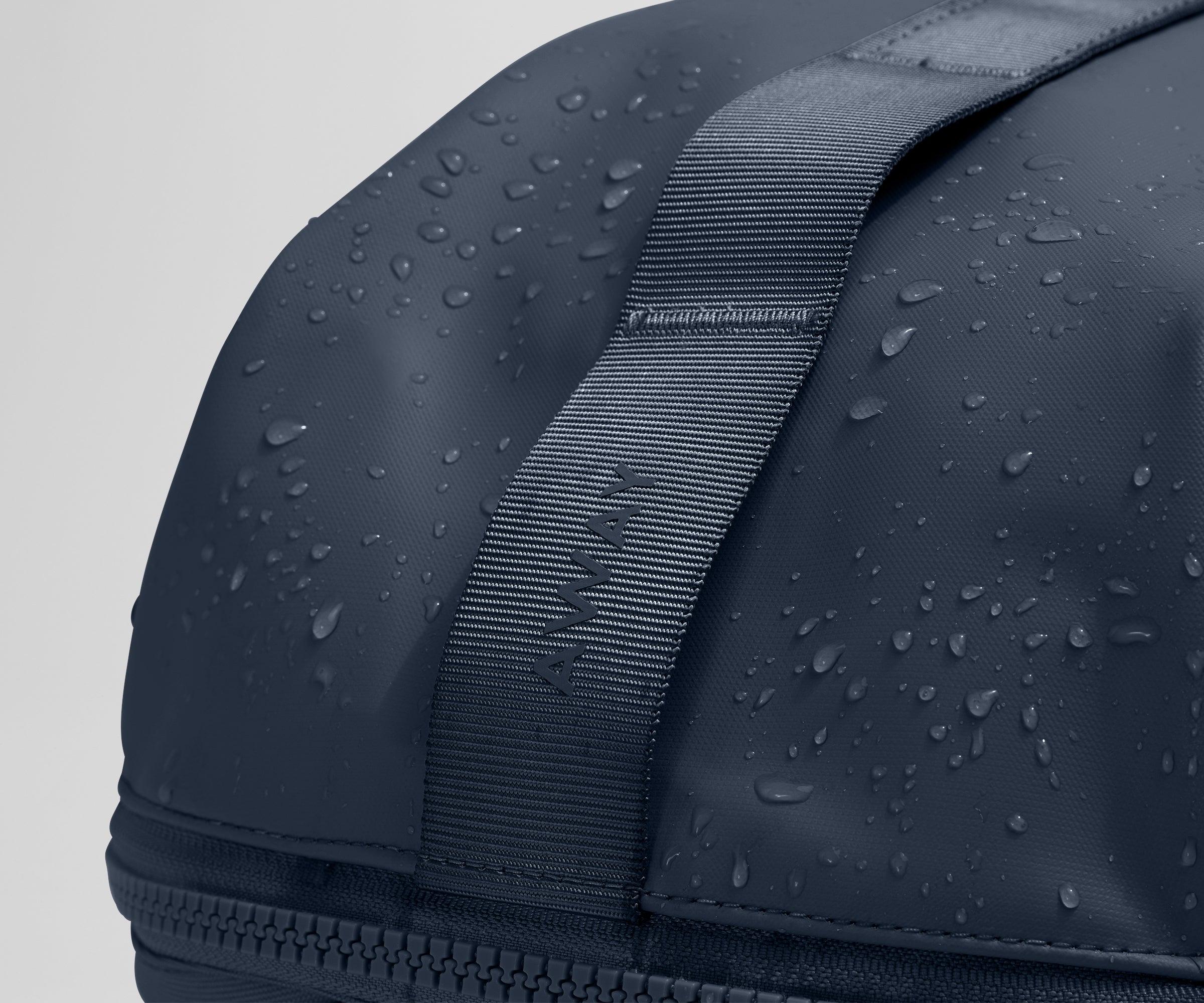 Water droplets on the water repellent material