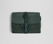 Folded Active Hanging Toiletry Bag with strap buckled