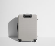 Back product view of The Medium suitcase in Cloud Gray