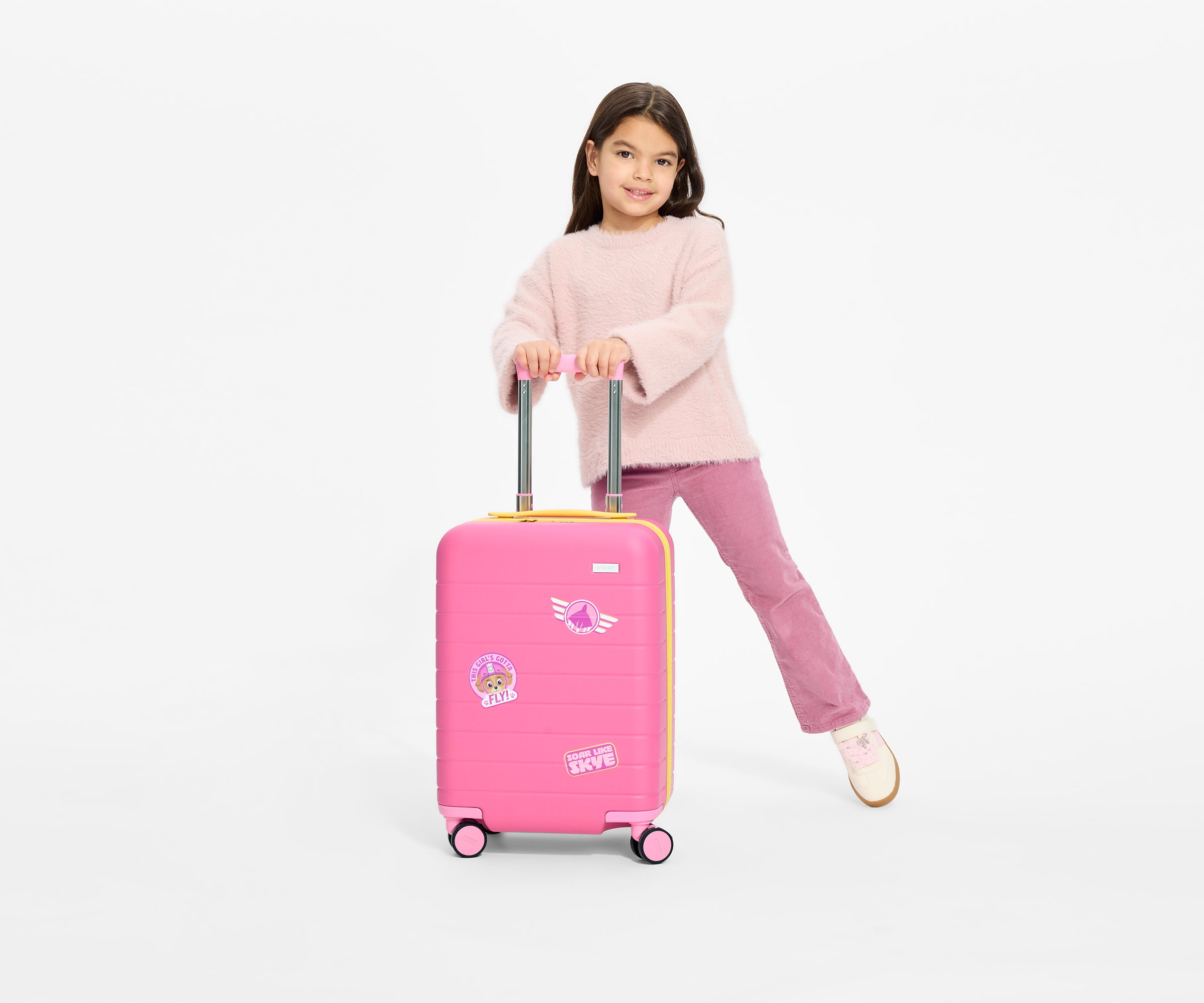 The Kids Carry-On in Skye Pilot Pink