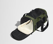 The Pet Carrier in Olive Green