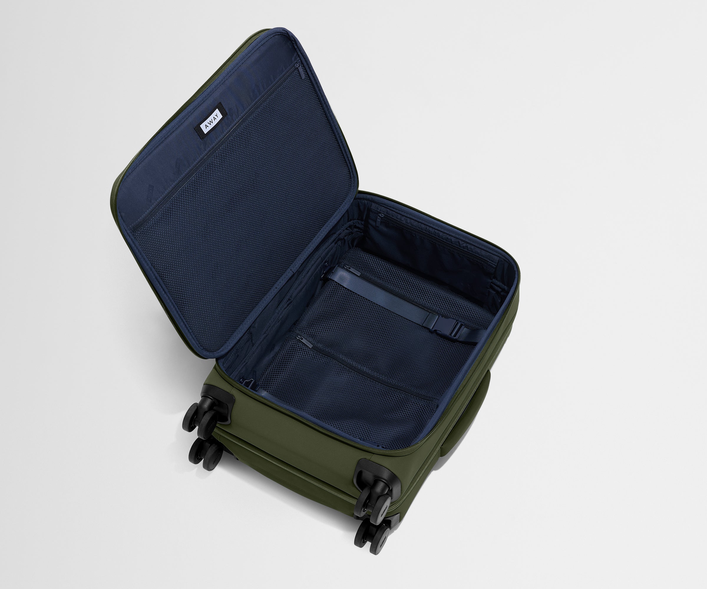 The Softside Bigger Carry-On in Olive Green