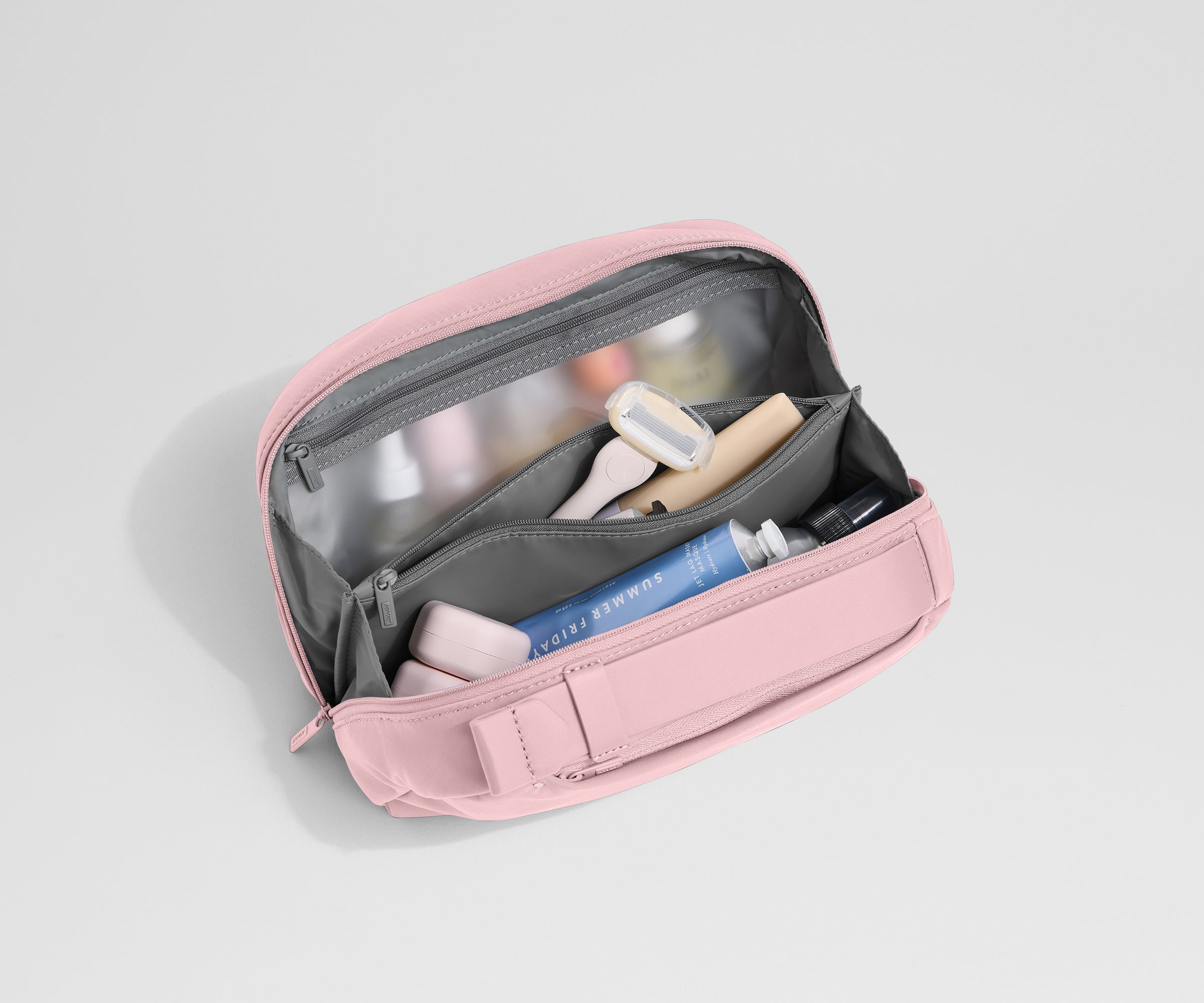 Large Toiletry Bag in Blush Pink