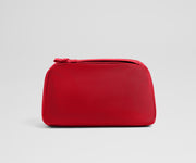 Large Toiletry Bag in Cherry Red
