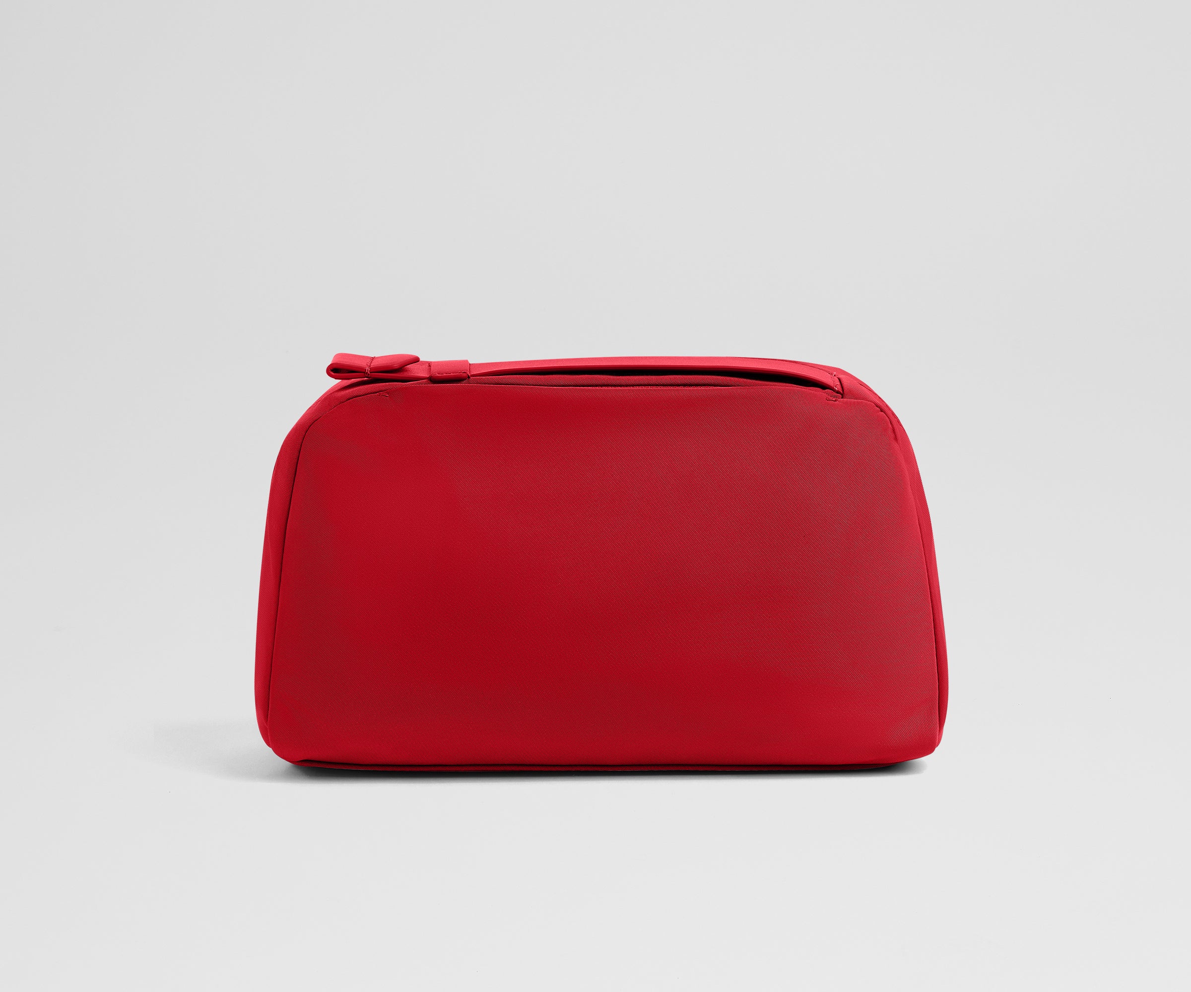 Large Toiletry Bag in Cherry Red