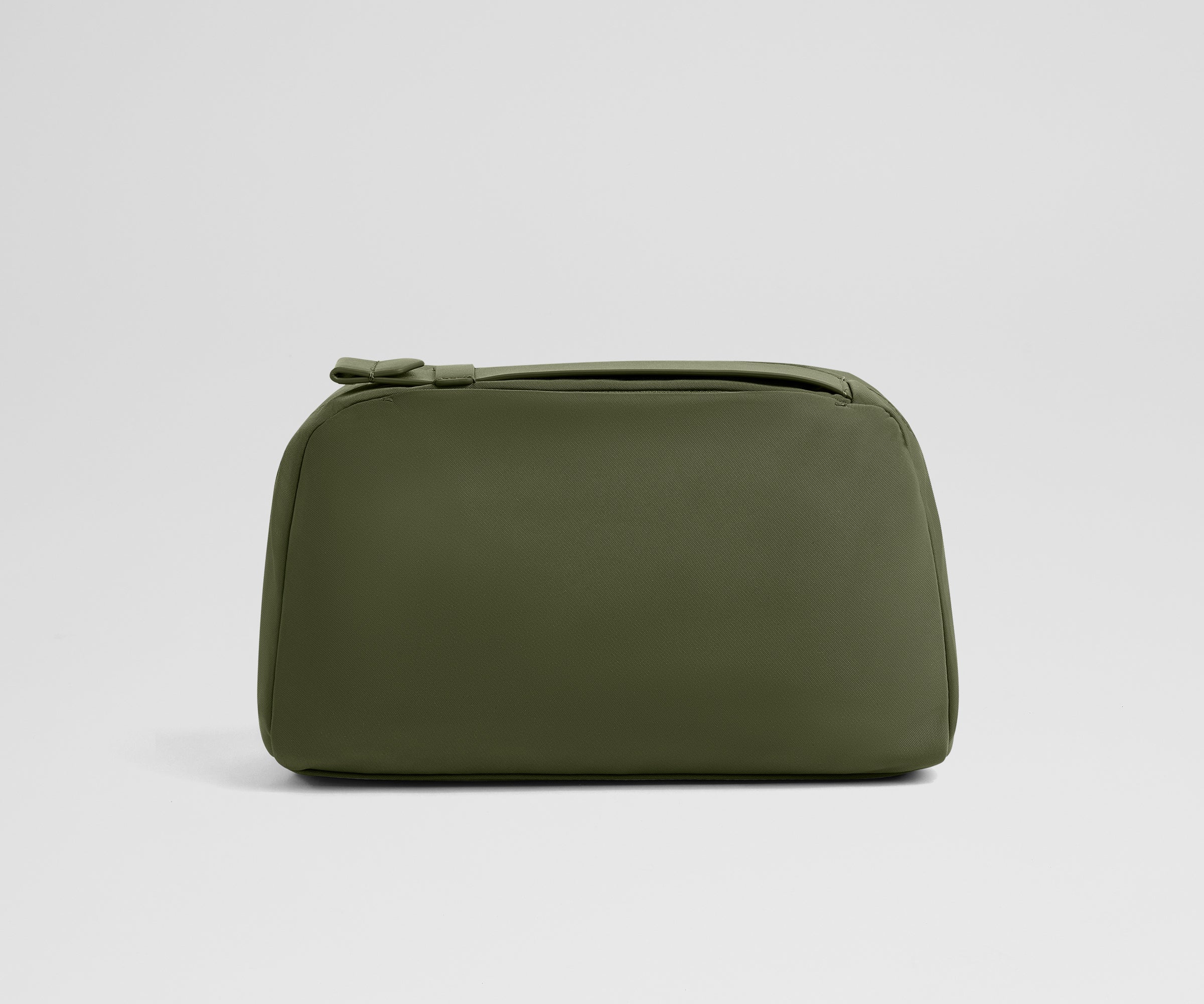 Large Toiletry Bag in Olive Green
