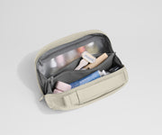 Large Toiletry Bag in Salt White