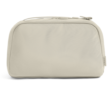 Large Toiletry Bag in Salt White