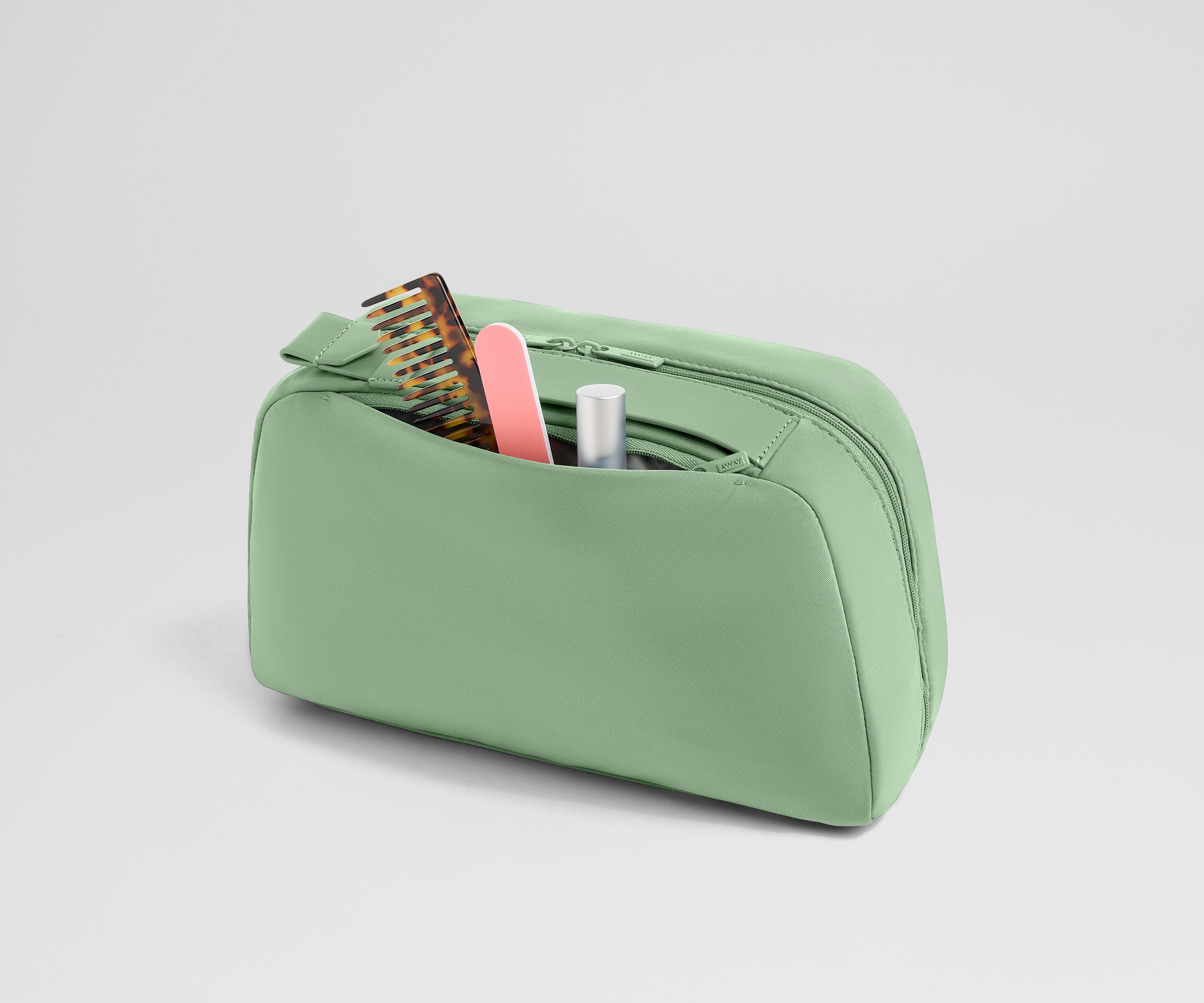 Large Toiletry Bag in Sea Green