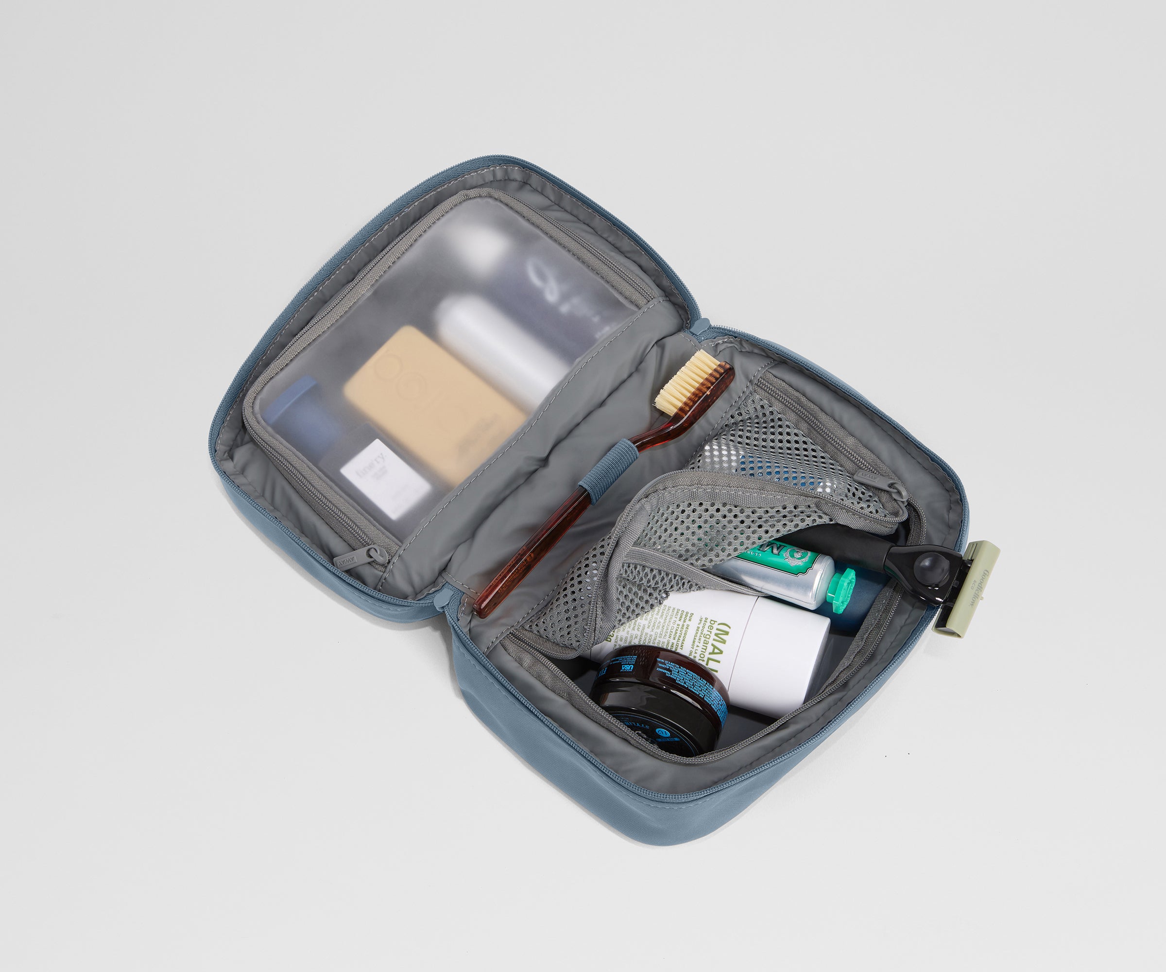 Small Toiletry Bag in Coast Blue
