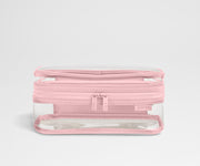 Clear Toiletry Bag in Blush Pink