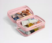 Clear Toiletry Bag in Blush Pink