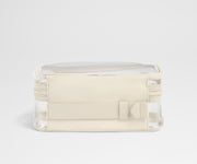 Clear Toiletry Bag in Salt White