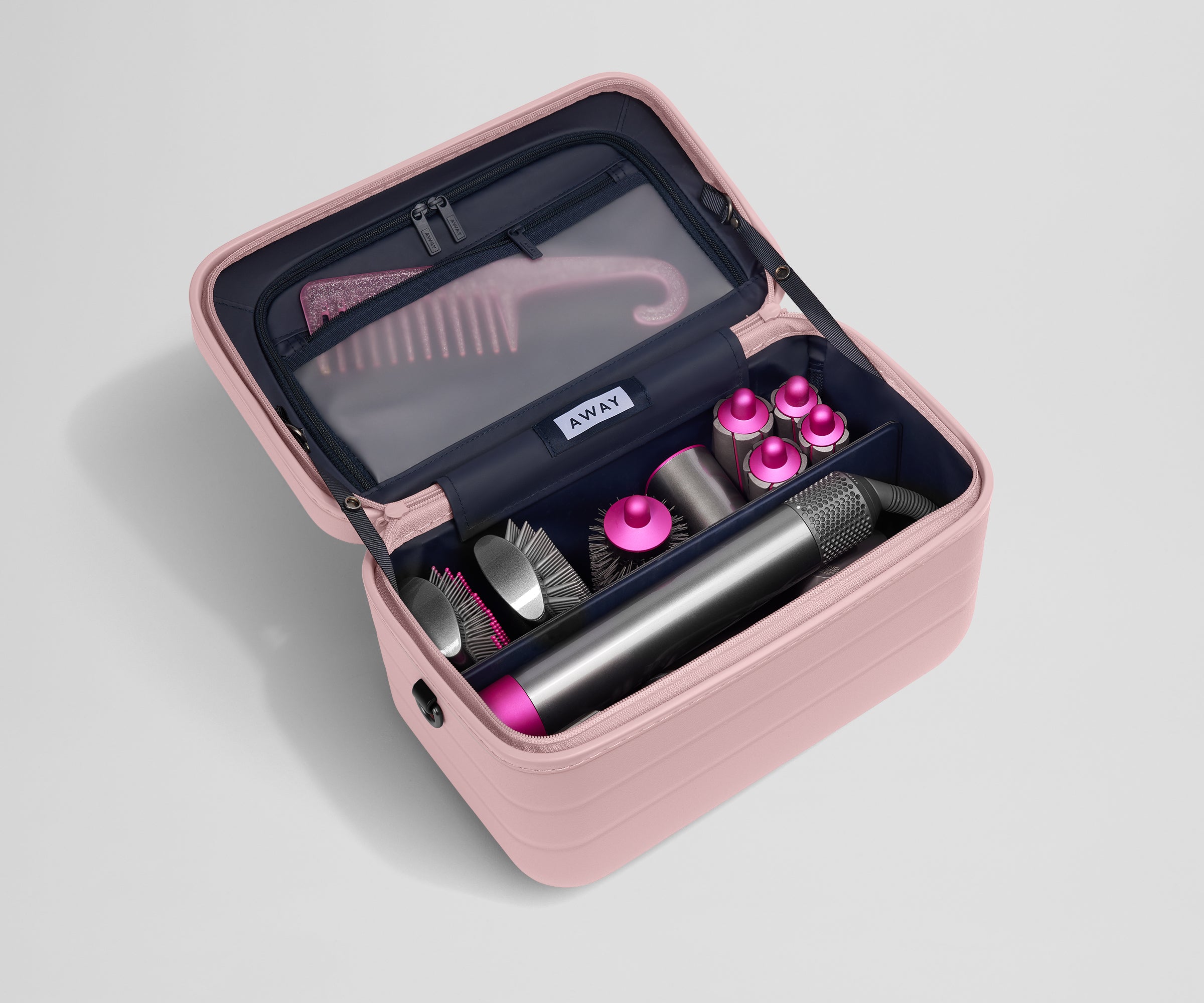 The Train Case in Blush Pink