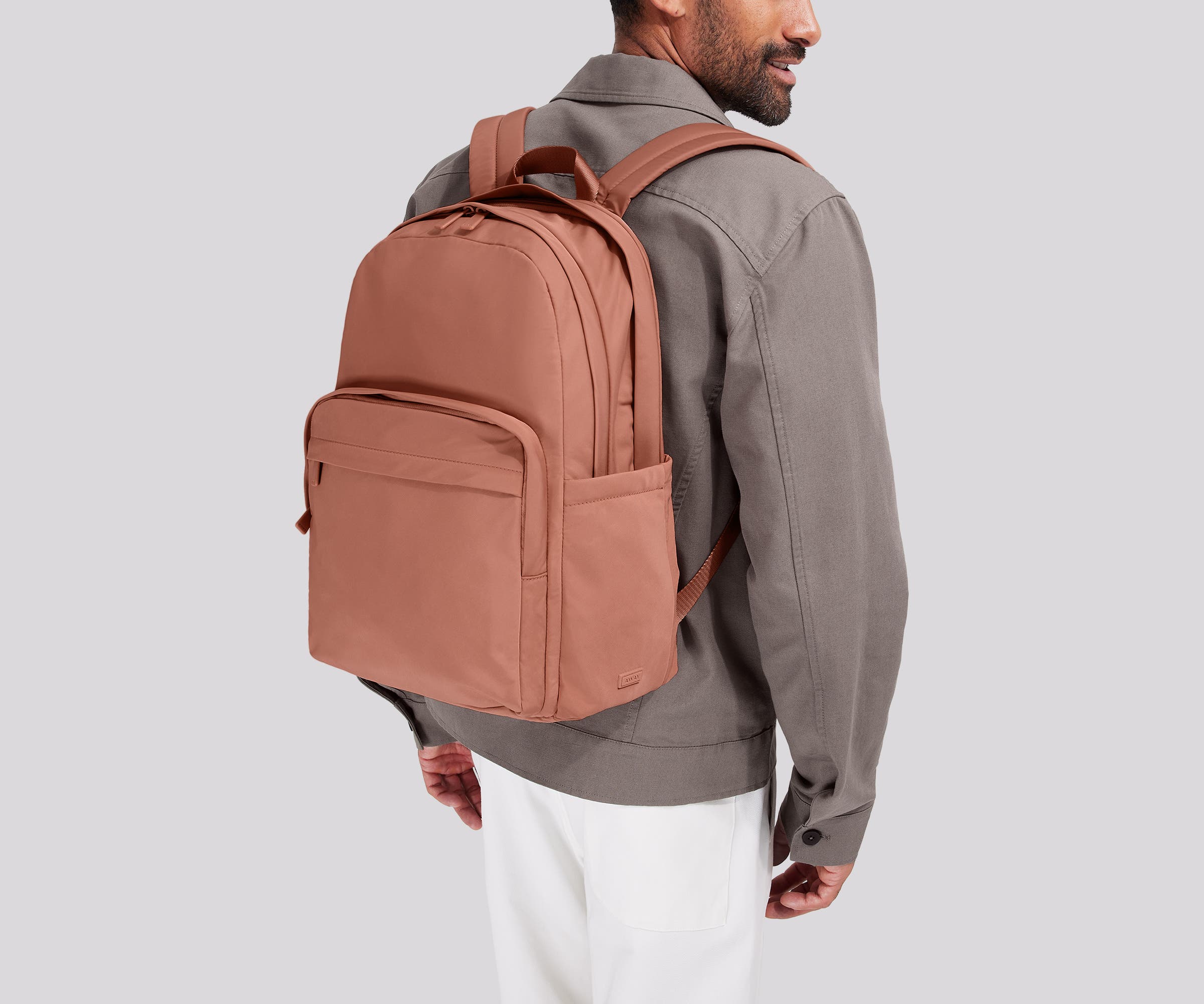 Person wearing the Large Featherlight Backpack