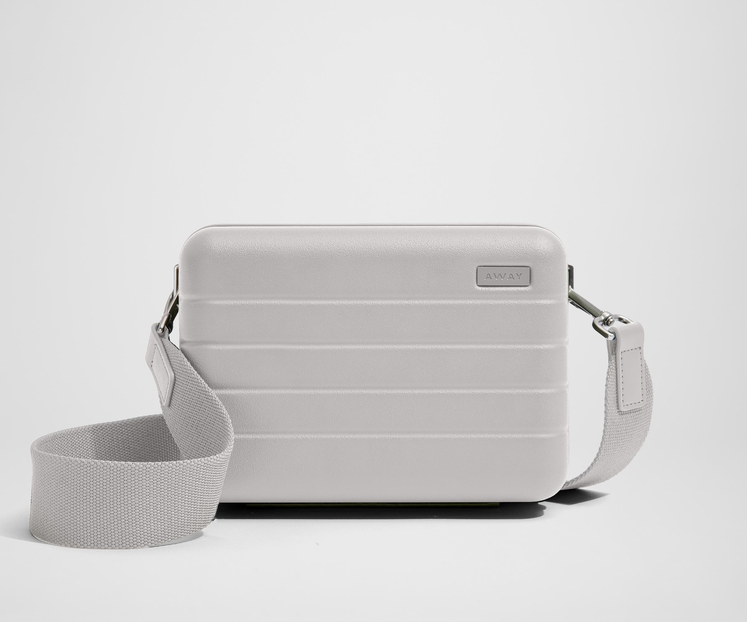 Front view of The Mini Crossbody with removable shoulder strap