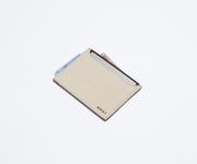 Card case filled with money and credit cards