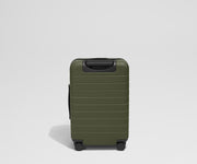 Back product view of The Front Pocket Carry-On suitcase in Olive Green
