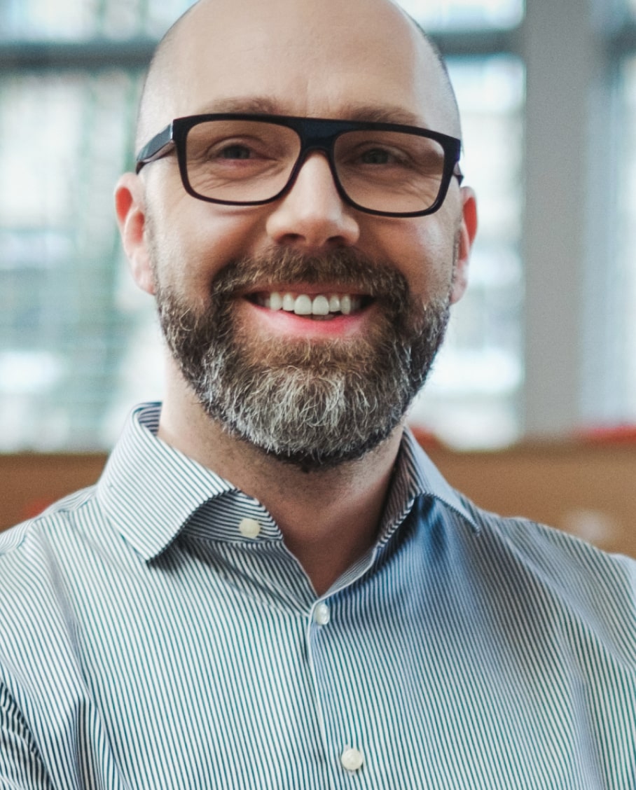 A portrait of a professor