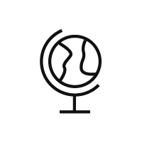 a globe icon