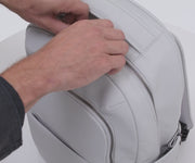 Personal packing The Commuter Backpack with various work and travel essentials